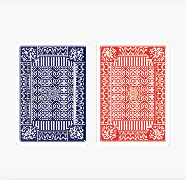 Blue & Red Premium Plastic Playing Cards